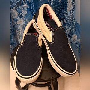 Vans Women Skate Dark Blue Slip-On Loafers